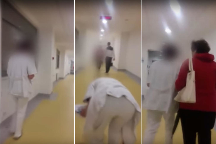 Видео: Пијана медицинска сестра на работно место во болница, и паѓаат епрувети од пациенти!!