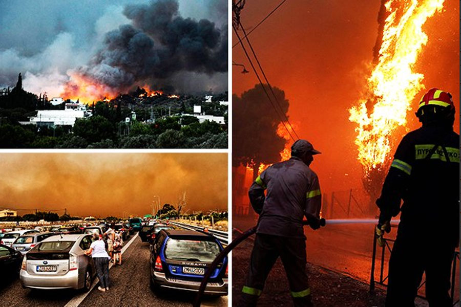 Црвениот крст отвори жиро сметка за настраданите во пожарите во Грција