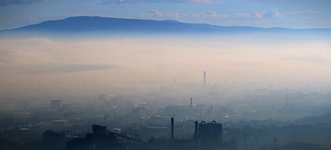 И утринава воздухот загаден во Македонија, Центар најзагаден во Скопје