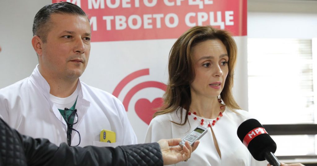 Сопругата на претседателот Пендаровски и сопругите на амбасадорите, се вклучија во акцијата „Црвен аларм за женското срцево здравје“