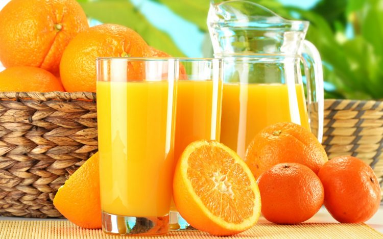 Сок од портокал совршен начин да го започнете денот